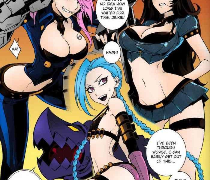 jinx come on shoot faster league of legends english turtle fish paint hirame sensei herpaderpman colorized decensored teenspirithentai cover