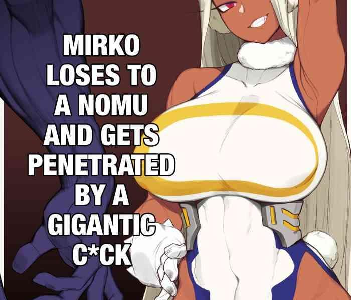 mirko loses to a nomu and gets penetrated by a gigantic dick cover