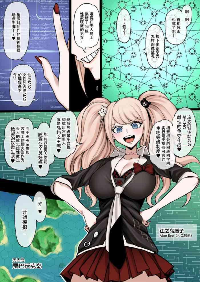 kuzuryuu is defeated in the battle for the harem on the deserted island created by enoshima alter ego and is trained by peko to become a female cover